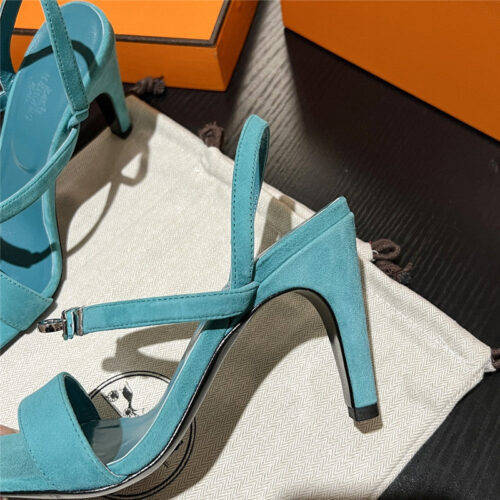 High Quality Luxury Hermes Classic H High-Heeled Sandals – Style 66019 product detail