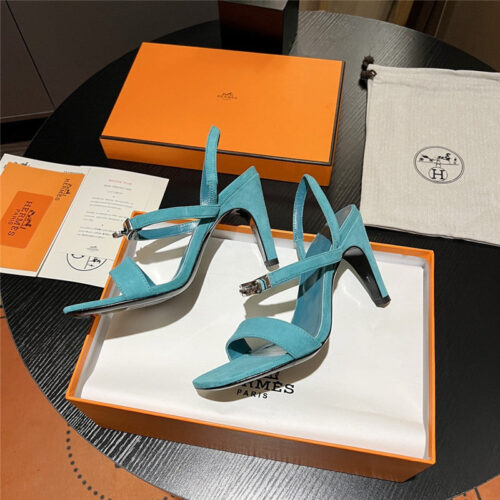 High Quality Luxury Hermes Classic H High-Heeled Sandals – Style 66019 product detail