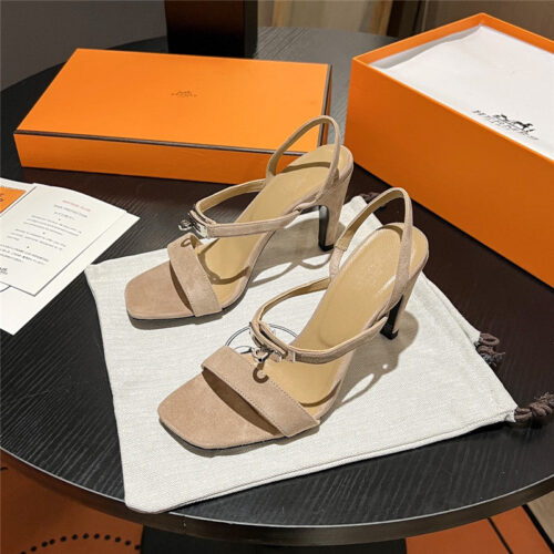 High Quality Luxury Hermes Classic H High-Heeled Sandals – Style 31555