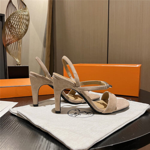 High Quality Luxury Hermes Classic H High-Heeled Sandals – Style 31555 product detail