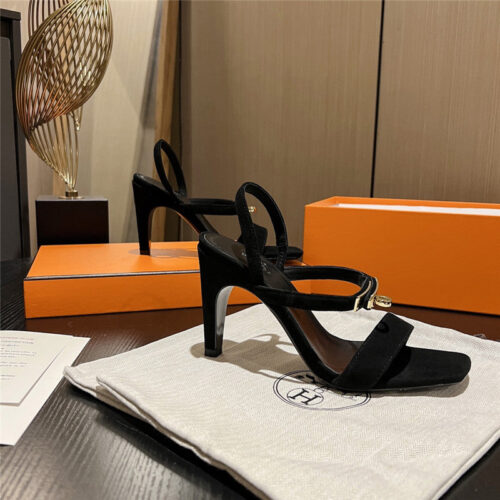 High Quality Luxury Hermes Classic H High-Heeled Sandals – Style 64323 product detail