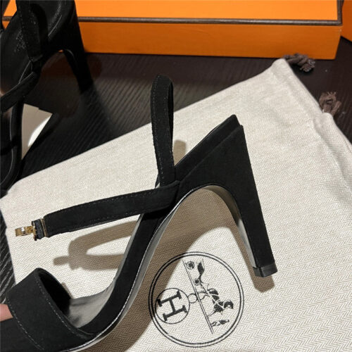 High Quality Luxury Hermes Classic H High-Heeled Sandals – Style 64323 product detail