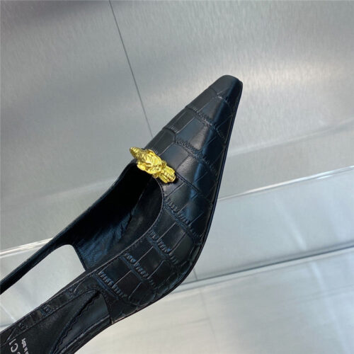 High Quality Luxury Gucci Mid Heel Candy Color Hardware Buckle Womens Shoes – Style 82067 product detail