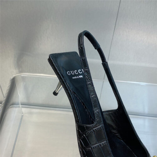 High Quality Luxury Gucci Mid Heel Candy Color Hardware Buckle Womens Shoes – Style 82067 product detail