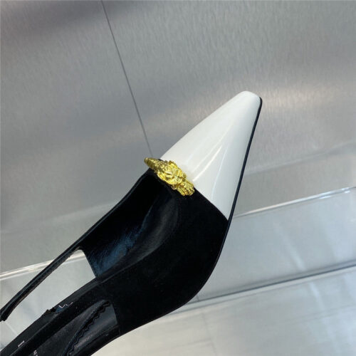 High Quality Luxury Gucci Mid Heel Candy Color Hardware Buckle Womens Shoes – Style 49299 product detail
