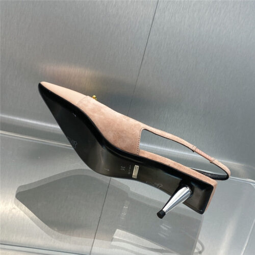 High Quality Luxury Gucci Mid Heel Candy Color Hardware Buckle Womens Shoes – Style 11443 product detail