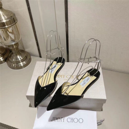 High Quality Luxury Jimmy Choo Spring And Summer Crystal Chain Pumps – Style 54423 product detail