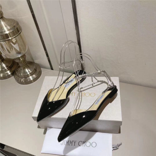 High Quality Luxury Jimmy Choo Spring And Summer Crystal Chain Pumps – Style 54423 product detail