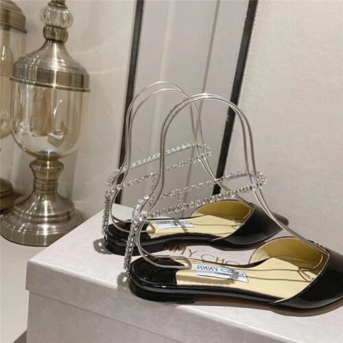 High Quality Luxury Jimmy Choo Spring And Summer Crystal Chain Pumps – Style 54423 product detail