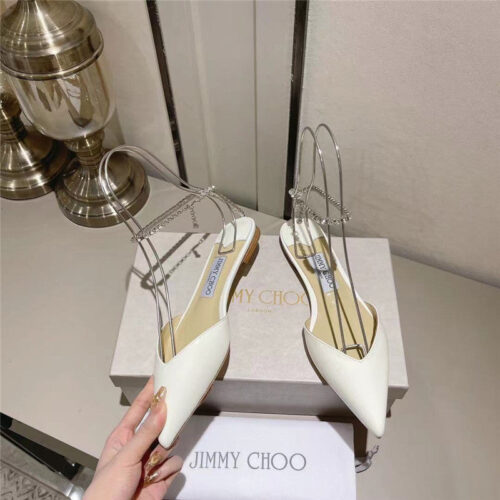 High Quality Luxury Jimmy Choo Spring And Summer Crystal Chain Pumps – Style 14871 product detail