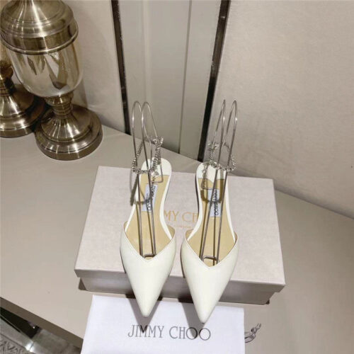 High Quality Luxury Jimmy Choo Spring And Summer Crystal Chain Pumps – Style 14871 product detail