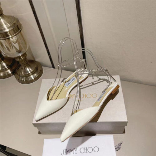High Quality Luxury Jimmy Choo Spring And Summer Crystal Chain Pumps – Style 14871 product detail