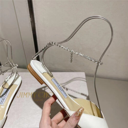 High Quality Luxury Jimmy Choo Spring And Summer Crystal Chain Pumps – Style 14871 product detail
