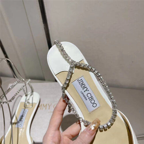 High Quality Luxury Jimmy Choo Spring And Summer Crystal Chain Pumps – Style 14871 product detail