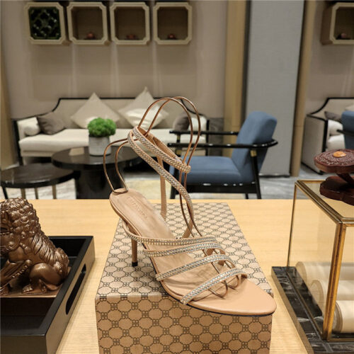 High Quality Luxury Balenciaga Crystal Hot Diamond Strap Sandals product detail
