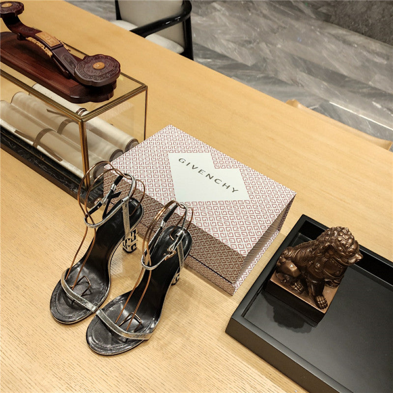High Quality Luxury Givenchy Open Toe Strappy Sandals – Style 03715 product detail