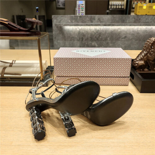 High Quality Luxury Givenchy Open Toe Strappy Sandals – Style 03715 product detail