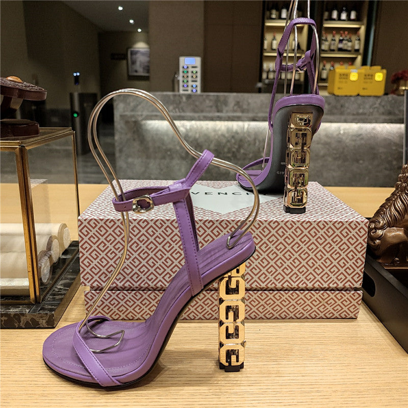High Quality Luxury Givenchy Open Toe Strappy Sandals – Style 34787 product detail