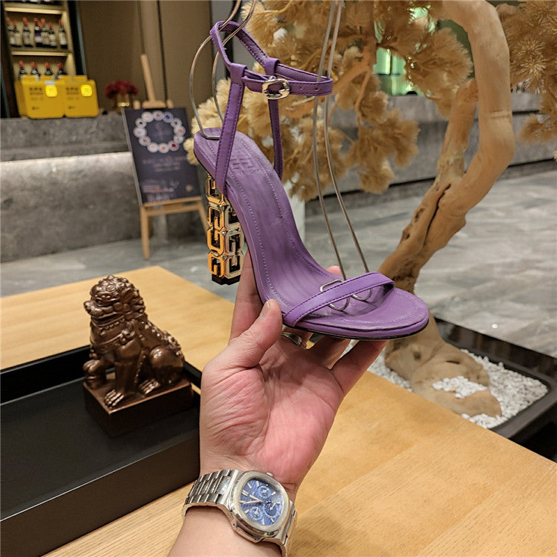 High Quality Luxury Givenchy Open Toe Strappy Sandals – Style 34787 product detail