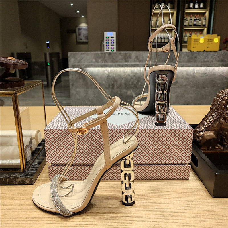 High Quality Luxury Givenchy Open Toe Strappy Sandals – Style 29699 product detail