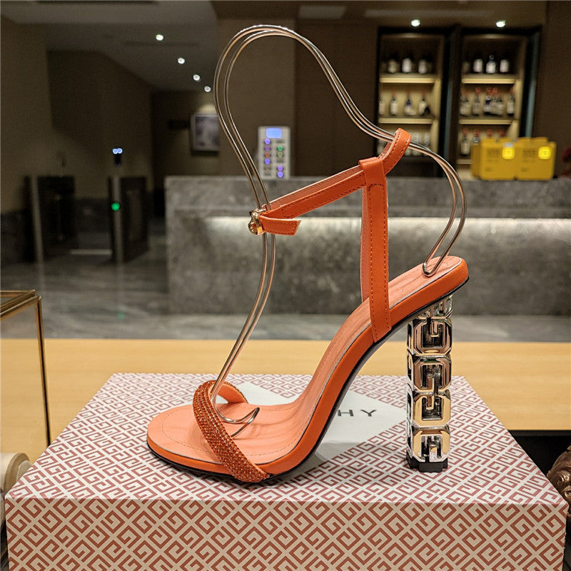 High Quality Luxury Givenchy Open Toe Strappy Sandals product detail
