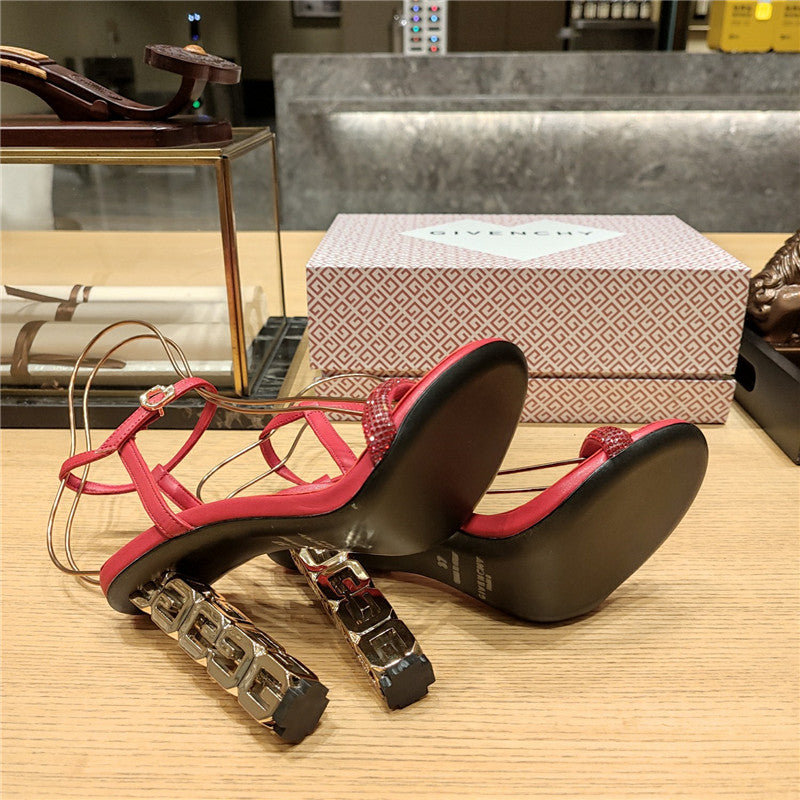 High Quality Luxury Givenchy Open Toe Strappy Sandals – Style 26307 product detail