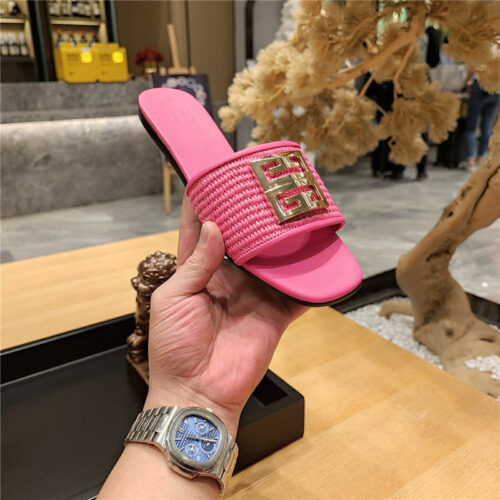 High Quality Luxury Givenchy Trendy Flat Slides – Style 40963 product detail