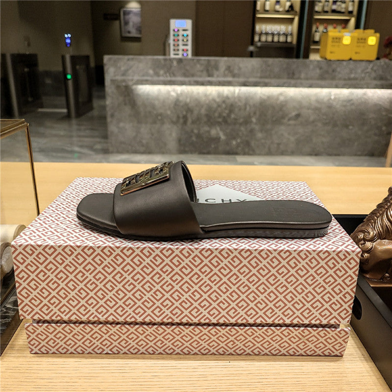 High Quality Luxury Givenchy Trendy Flat Slides – Style 99715 product detail