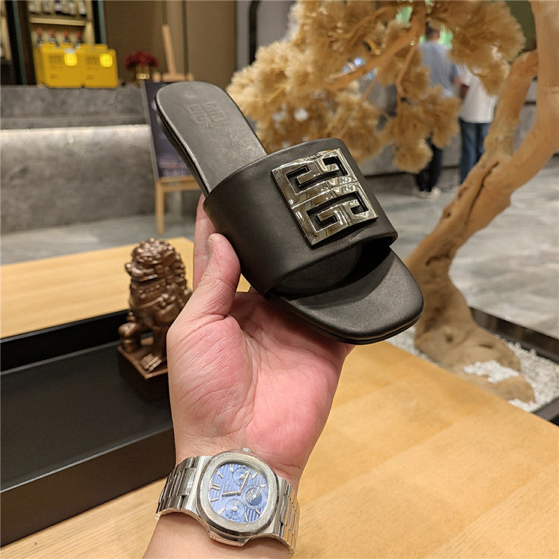 High Quality Luxury Givenchy Trendy Flat Slides – Style 99715 product detail