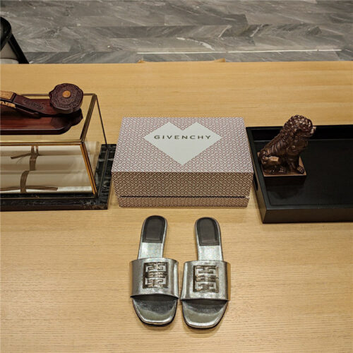High Quality Luxury Givenchy Trendy Flat Slides – Style 98019 product detail
