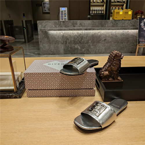 High Quality Luxury Givenchy Trendy Flat Slides – Style 98019 product detail