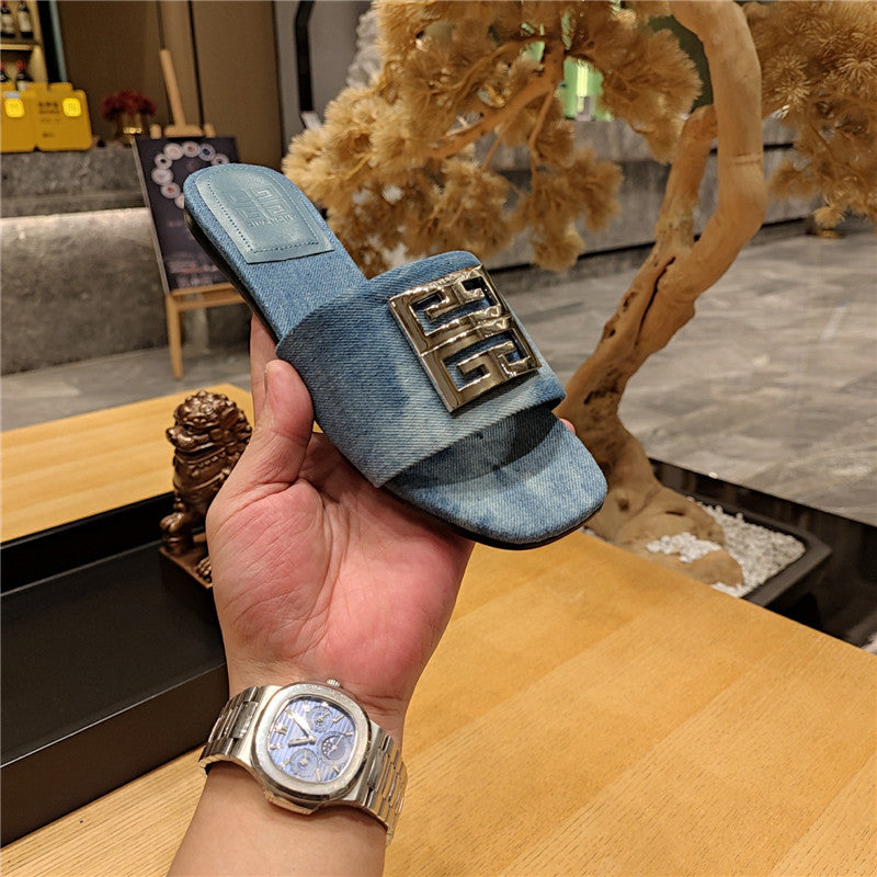 High Quality Luxury Givenchy Trendy Flat Slides – Style 58467 product detail