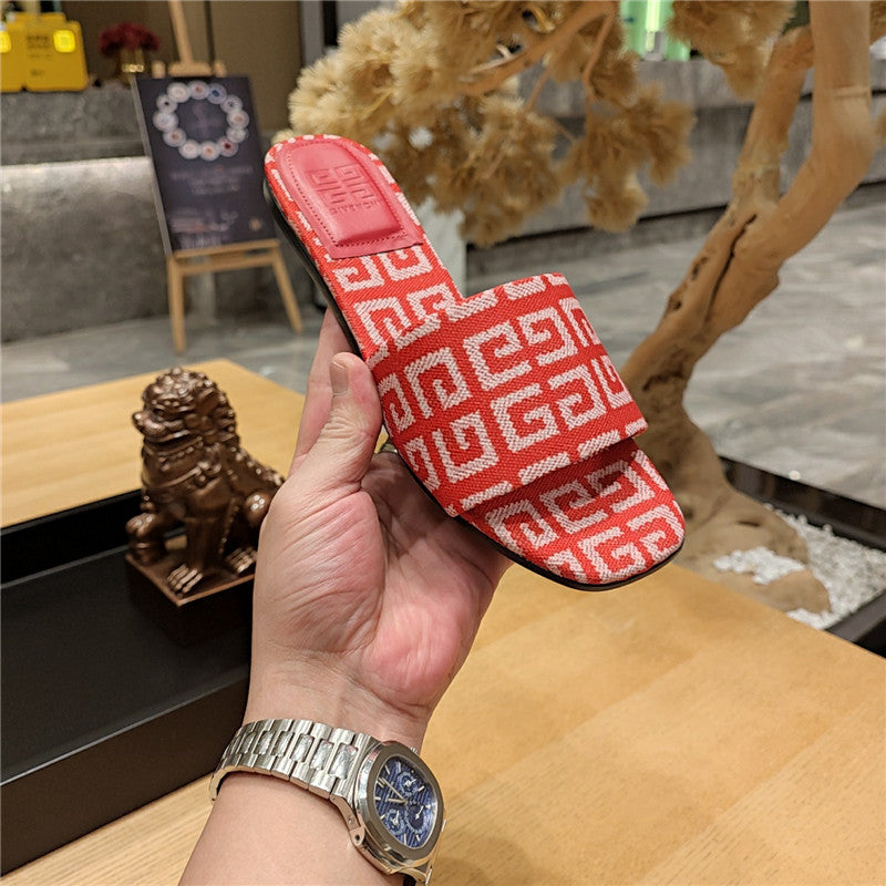 High Quality Luxury Givenchy Trendy Flat Slides – Style 22307 product detail