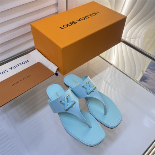 High Quality Luxury Louis Vuitton Latest Flip Flops Slippers – Style 22915