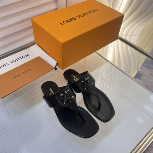 High Quality Luxury Louis Vuitton Latest Flip Flops Slippers – Style 55683