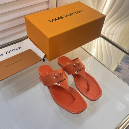High Quality Luxury Louis Vuitton Latest Flip Flops Slippers – Style 86755
