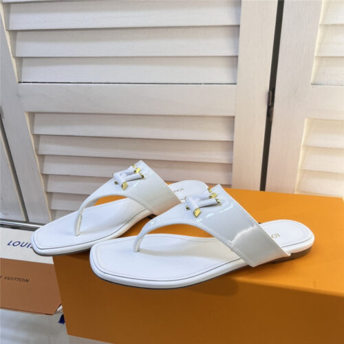High Quality Luxury Louis Vuitton Latest Flip Flops Slippers – Style 83363 alternate view