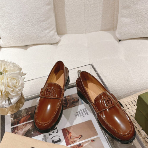 High Quality Luxury Gucci British Style Loafers – Style 50003 alternate view