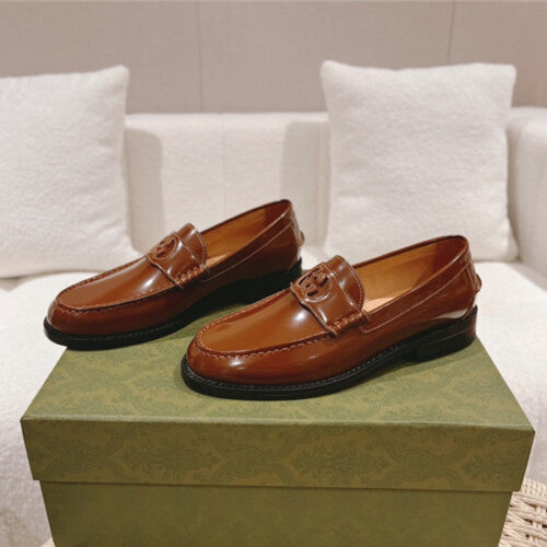 High Quality Luxury Gucci British Style Loafers – Style 50003