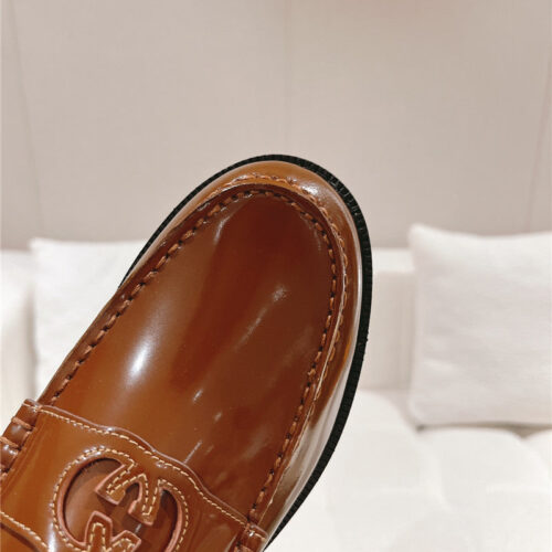 High Quality Luxury Gucci British Style Loafers – Style 50003 product detail