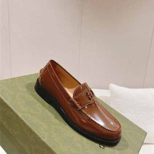 High Quality Luxury Gucci British Style Loafers – Style 50003 product detail