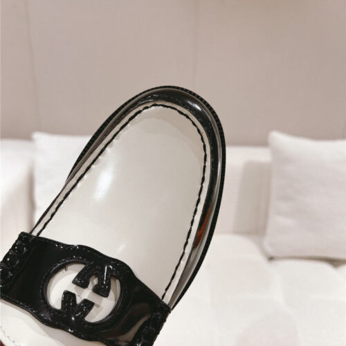 High Quality Luxury Gucci British Style Loafers product detail