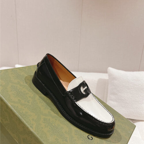 High Quality Luxury Gucci British Style Loafers product detail