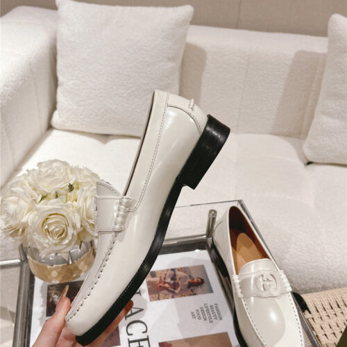 High Quality Luxury Gucci British Style Loafers – Style 46611 product detail