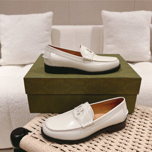 High Quality Luxury Gucci British Style Loafers – Style 46611