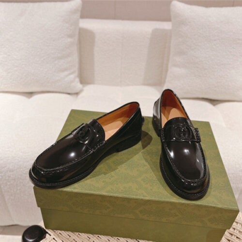 High Quality Luxury Gucci British Style Loafers – Style 77683 product detail