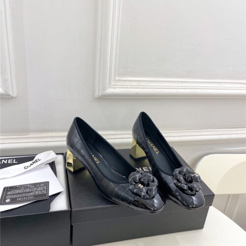 High Quality Luxury Chanel Catwalk Style Camellia Shoes product detail