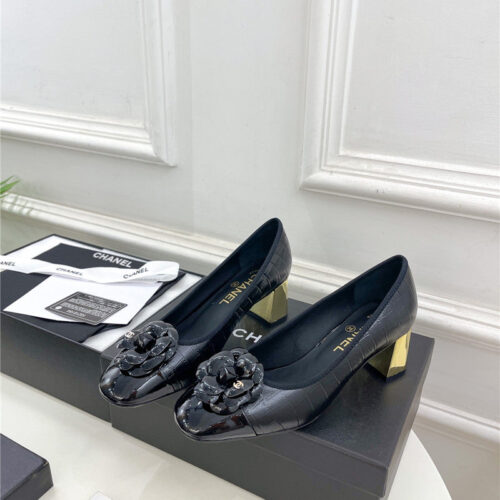 High Quality Luxury Chanel Catwalk Style Camellia Shoes