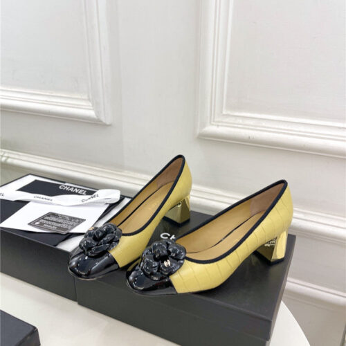 High Quality Luxury Chanel Catwalk Style Camellia Shoes – Style 61062