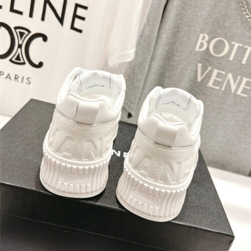 High Quality Luxury Chanel New Grid Fabric Casual Shoes – Style 54950 product detail
